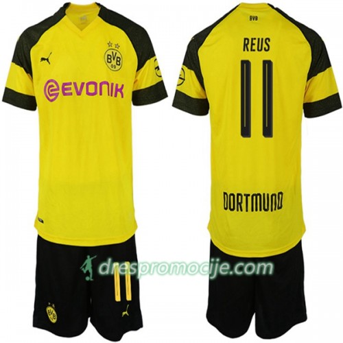 Borussia Dortmund Dres REUS 11 Dječji Domaći 2018/19 Kratkih Rukava Borussia Dortmund Dres REUS 11 Dječji Domaći 2018/19 Kratkih Rukava